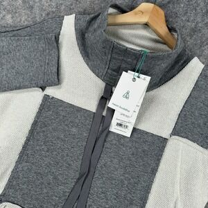 Neon Buddha Sweater Womens Small Gray‎ Effortless Top Sporty Grey Patchwork